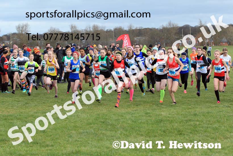 Girls under-13s 2022 NEHL Sherman Cup/Davison Shield, Temple Oark, South Shields. Photo: David T. Hewitson/Sports for All Pics